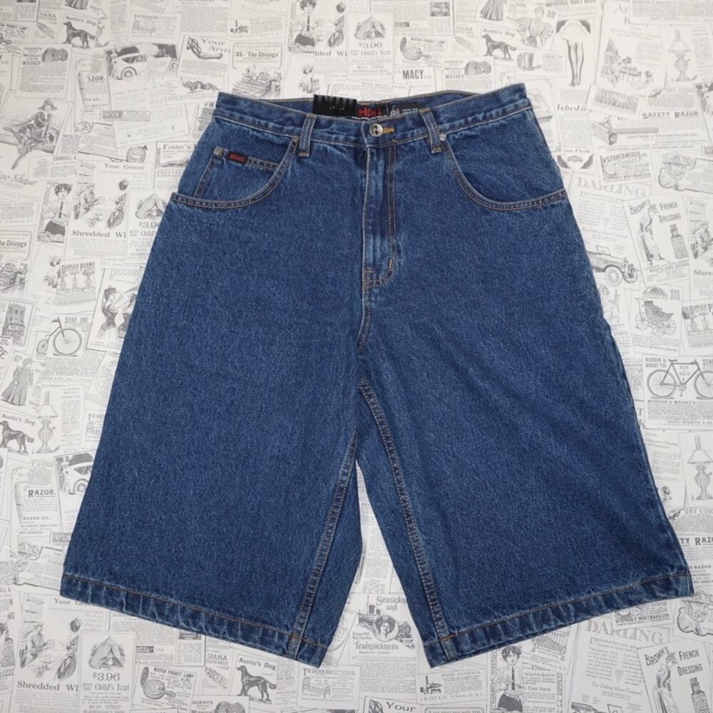 30 -Vintage Y2K Hicl carpenter denim shorts shorts 00s baggy